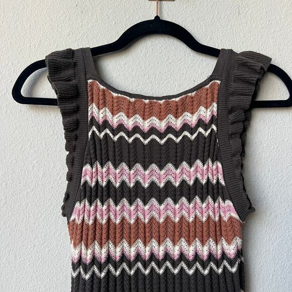 NWT Heartloom Bennet Chevron Knit Maxi Dress Size XS - Picture 6 of 8